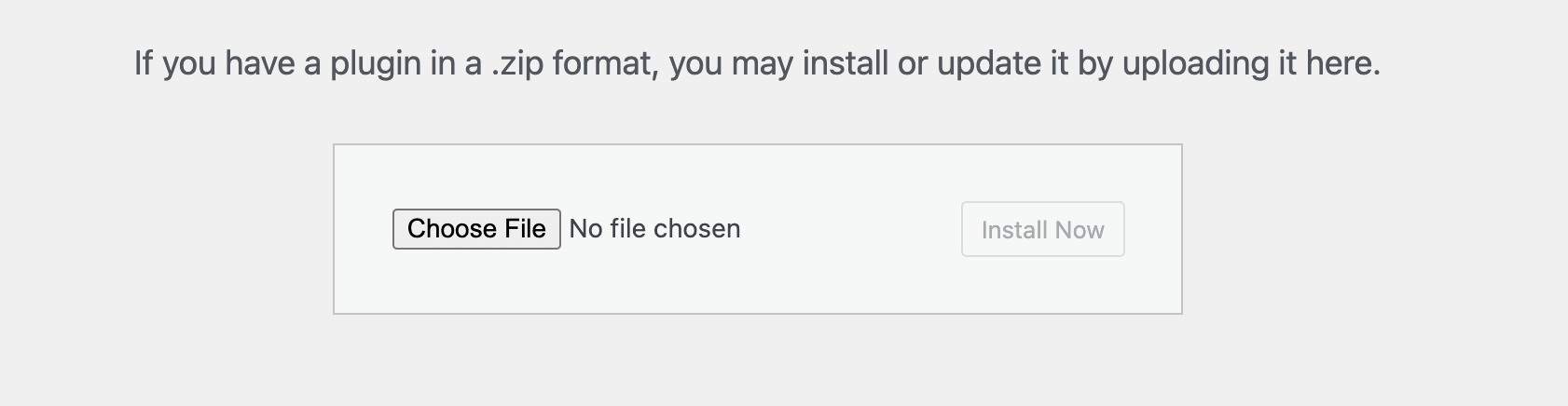 upload the plugin